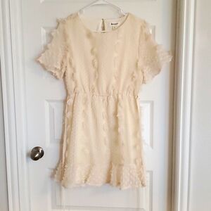 Lulus Off-white Ruffle Dress
